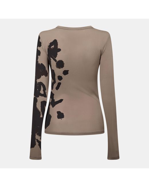 Represent Gray Prowler Cut Out Top