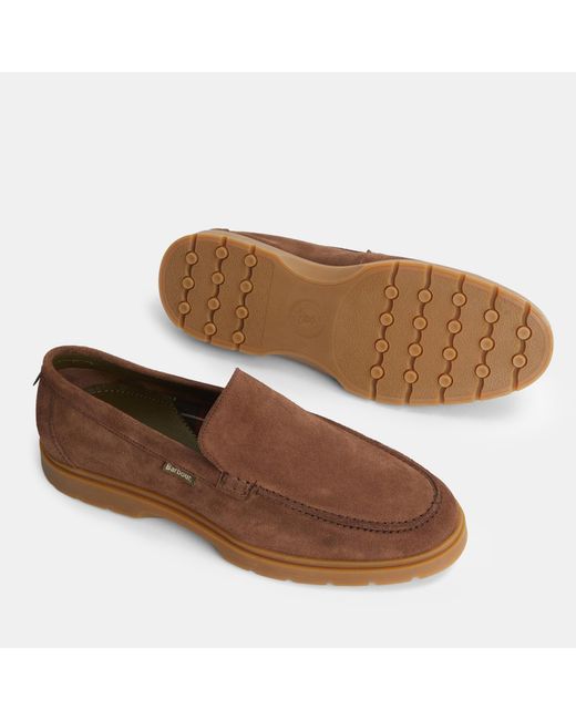 Barbour Brown Carty Loafers for men