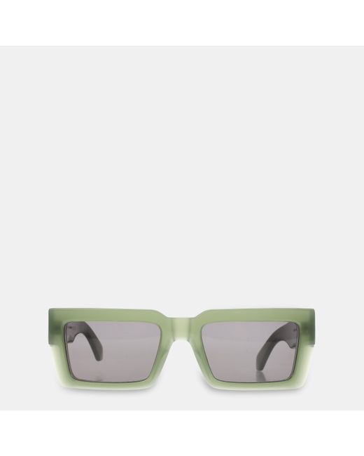 Off-White c/o Virgil Abloh Green Moberly Square Sunglasses