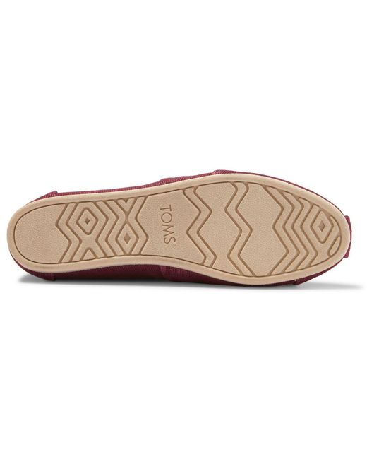 TOMS Red Alpargata Classic Espadrilles Size 3.5