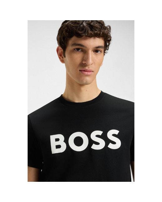 Boss Black Thinking 1 T-Shirt, Signature Logo for men