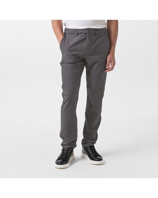 Boss Gray Hugo Commuter Slim Fit Trousers for men