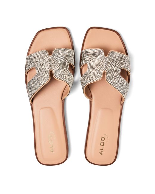 ALDO Brown Flat Sandals
