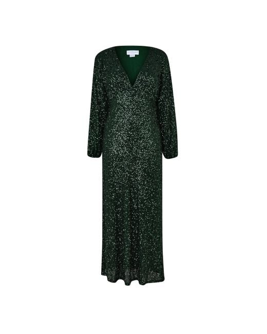 Never Fully Dressed Green Sequin Emma Dress