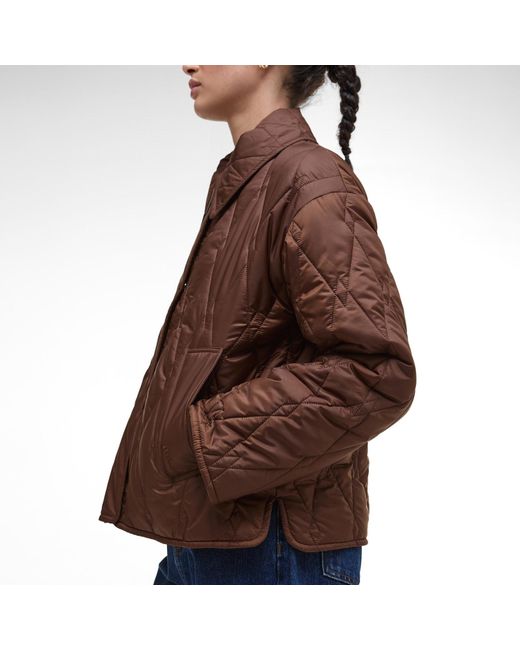 Barbour Brown Bernadette Long Sleeve Quilted Jacket