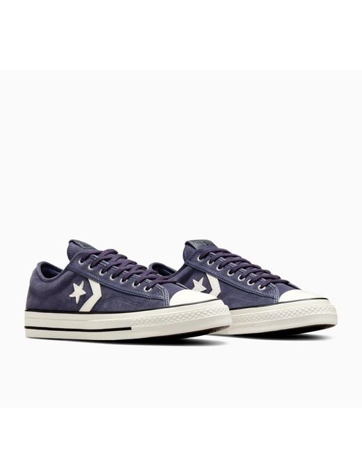 Converse Blue Adults Star Player 76 Low-Top Trainers
