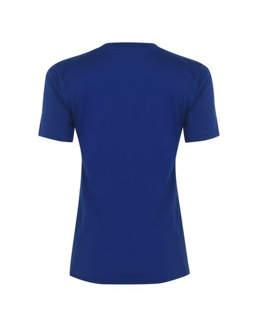 MICHAEL Michael Kors Blue Circle Logo Flock T Shirt