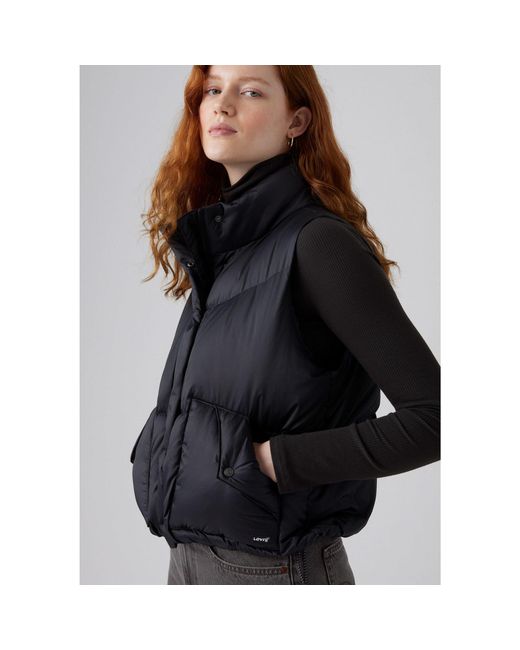 Levi's Black Levi's Western Insulated Short Puffer Jacket