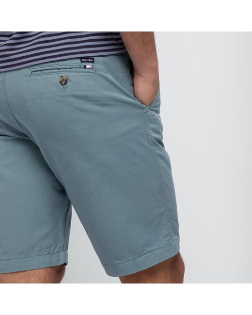 Eden Park Blue Light Chino Bermuda Shorts for men