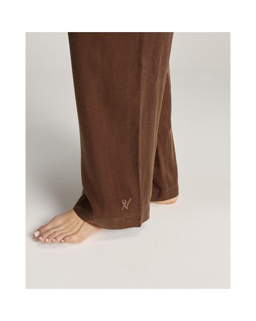 Nudea Brown Eco-Luxe Drawstring Trouser