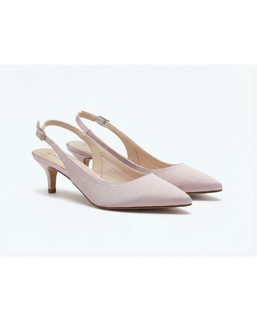 Rainbow Sandals White Stiletto Court Shoes