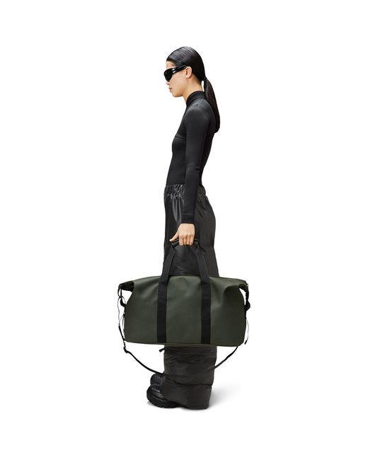 Rains Black Weekend Bag