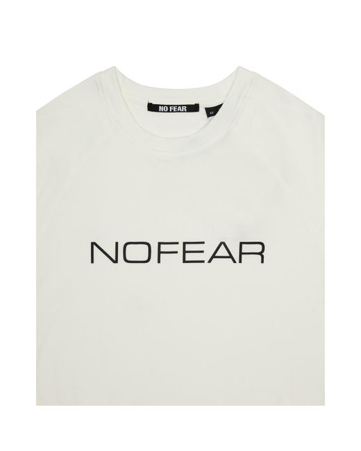No Fear White Compression Long Sleeve T-Shirt for men