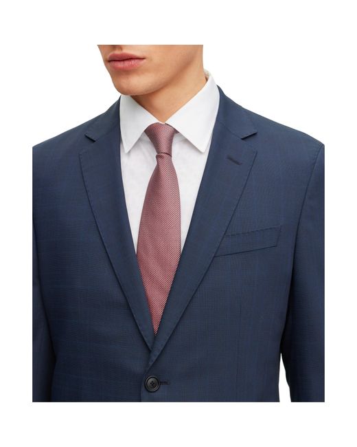 Boss Blue 2-Piece Slim Fit Suit for men