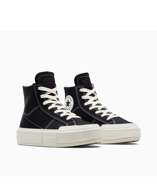 Converse Black Chuck Taylor All Star Cru Canvas High-Top Trainers