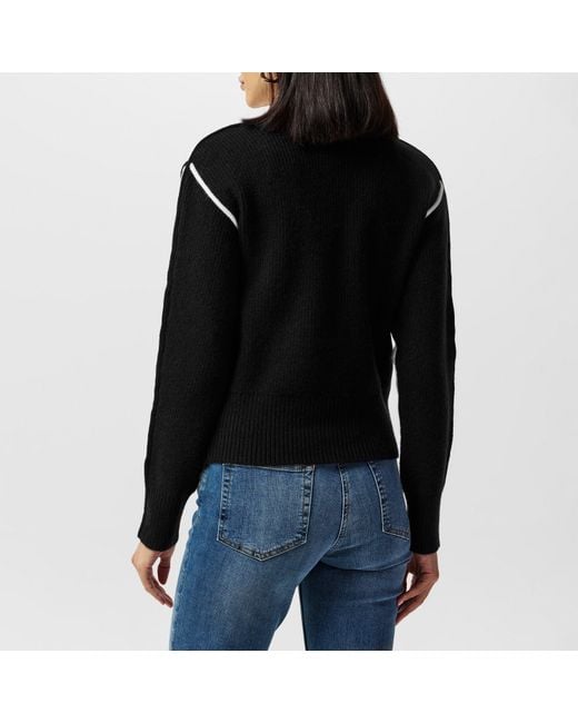French Connection White Crew Neck Jumper