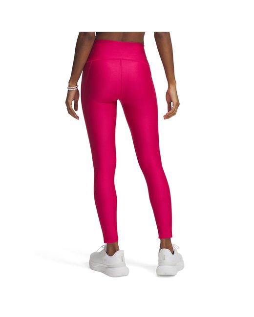 Under Armour Pink Tech No-Slip Waistband Ankle Leggings
