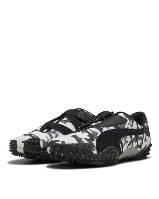 PUMA Black Mostro Camo Trainers for men
