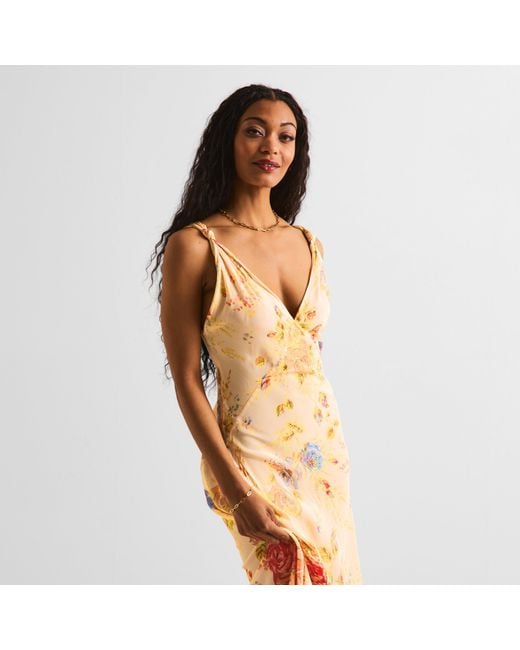 Never Fully Dressed Metallic Sofia Maxi Dress