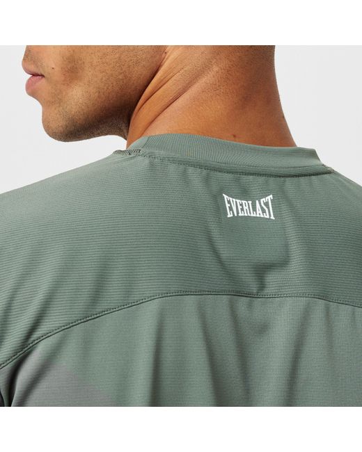 Everlast Green Stripe Poly T-Shirts for men