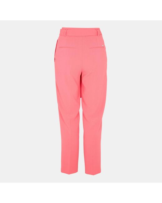 Boss Pink Tapiah Straight Trousers