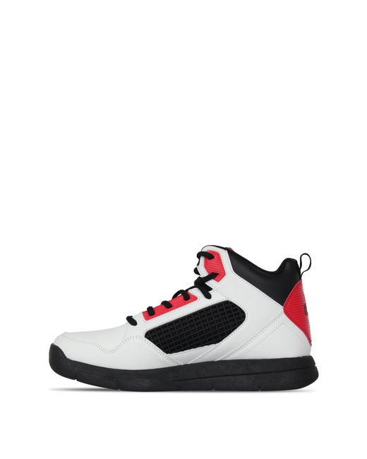 Rise Of Dawn White Reverse Basketball Trainers for men