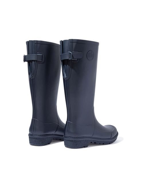 Fitflop Blue Wonderwelly Tall Wellington Boots