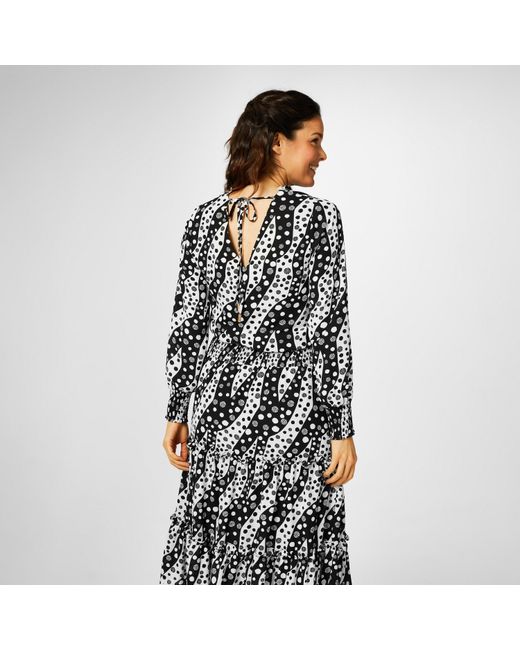Biba Black Tiered Dress