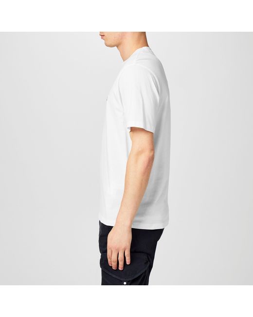 C P Company White 30/1 Jersey T-Shirt for men