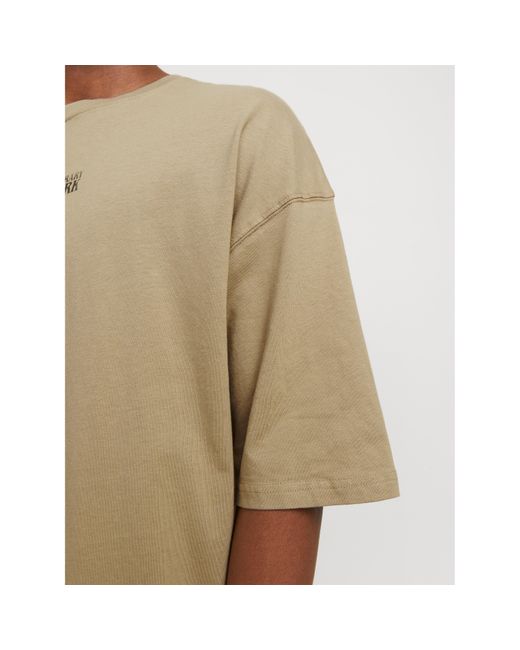 Jack & Jones Natural Regular Fit Graphic T-Shirt for men