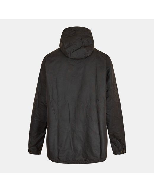Barbour Black Re Mountain Re-Engineered Wax Jacket for men