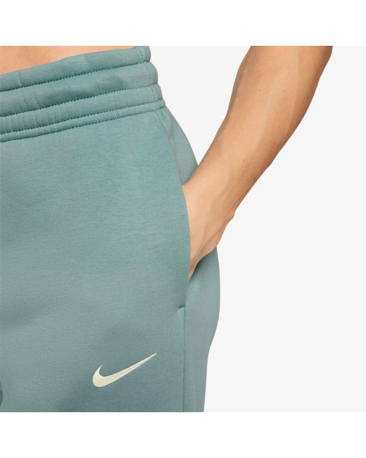 Nike Blue Sportswear Phoenix Fleece Mid-Rise Sweatpants