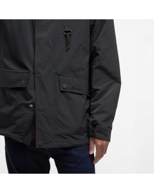 Barbour Black Rig Showerproof Jacket for men