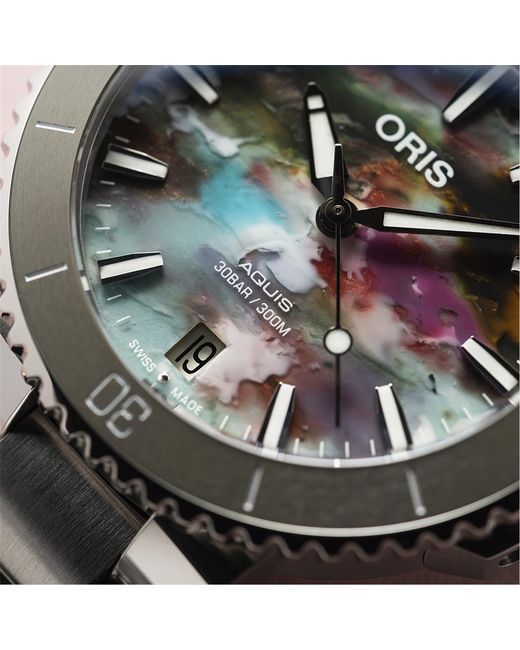 Oris Metallic Date Analogue Quartz Watch for men