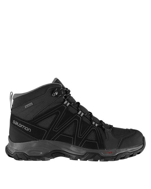 Salomon Black Sanford Mid Gtx Walking Boots for men