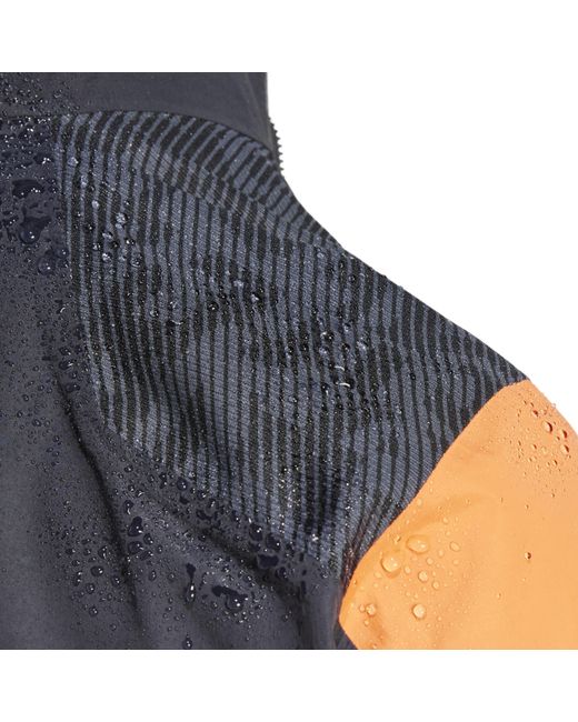 Adidas Orange Waterproof Jacket for men