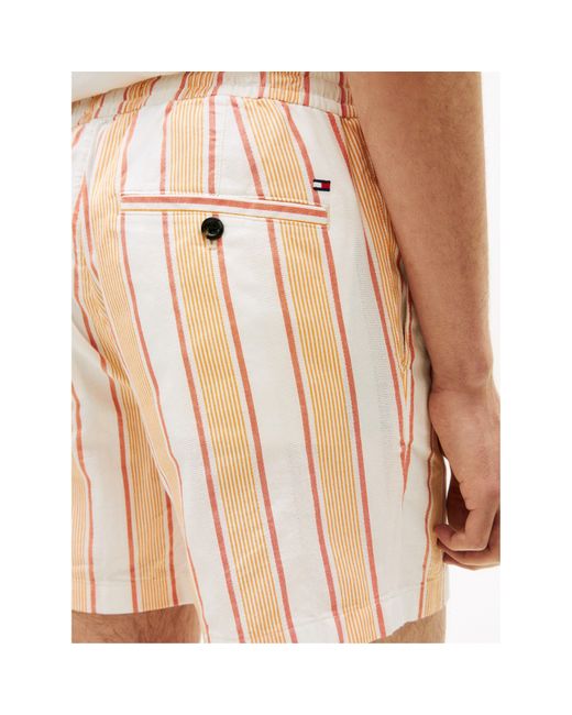 Tommy Hilfiger Pink Woven Tracksuit Shorts for men