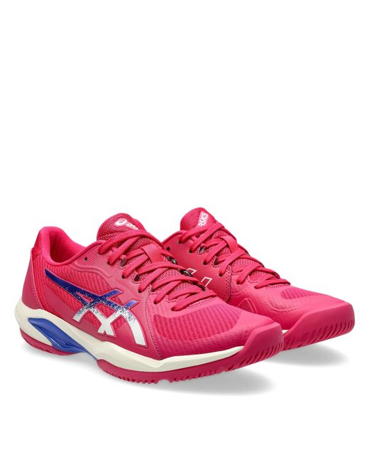 Asics Pink Solution Swift Tennis Shoes
