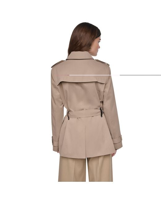 DKNY Natural A38 Mid Trench Ld64