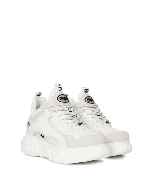 Buffalo White Cld Chai Trainers