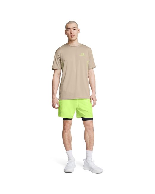 Under Armour Green Vanish 2-In-1 Shorts for men