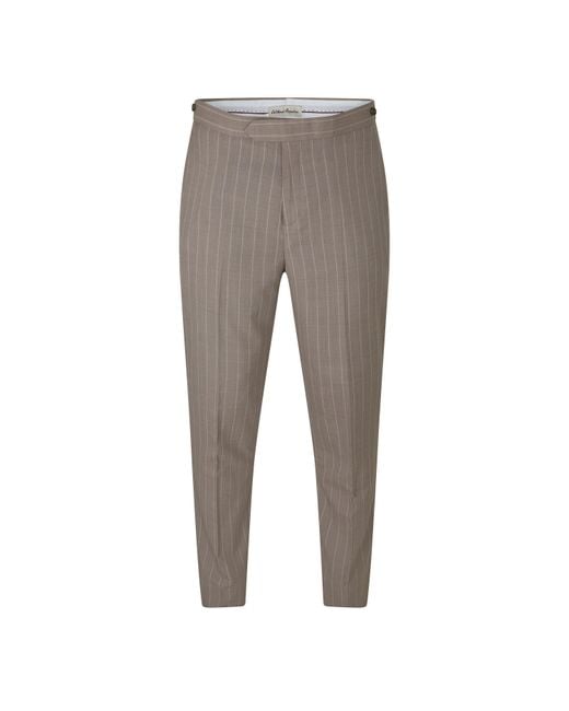 Without Prejudice Gray Highgate Slim Fit Suit Trousers for men