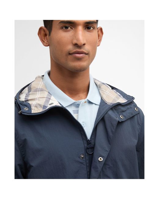 Barbour Blue Jacket Baywick Showerproof Jacket for men