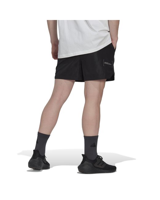 Adidas Black Tech Shorts for men