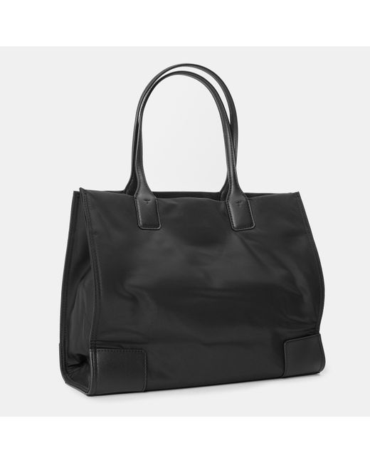 Tory Burch Black Ella Small Tote Bag