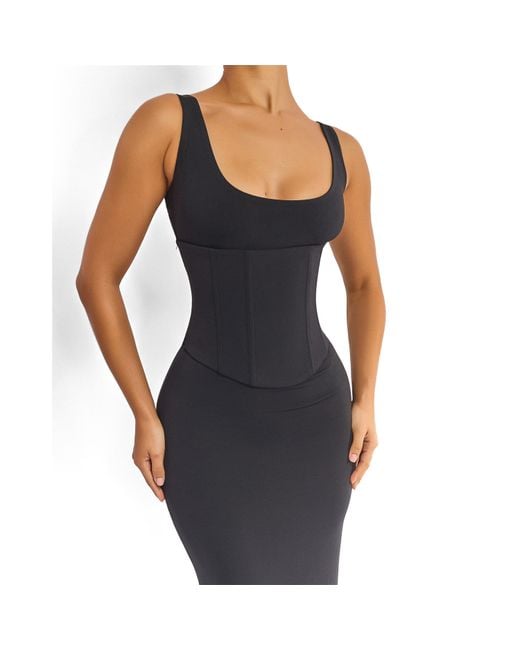 Mars the Label Black Sandra Scoop Maxi Dress