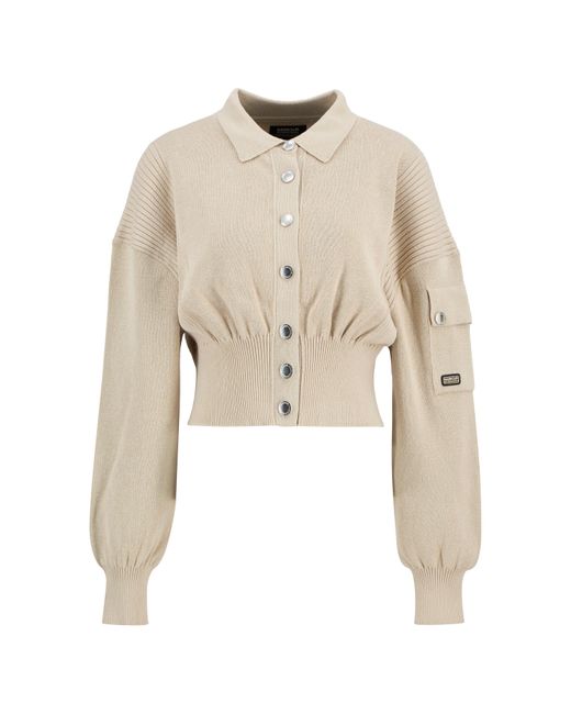 Barbour Natural Gigi Knitted Bomber