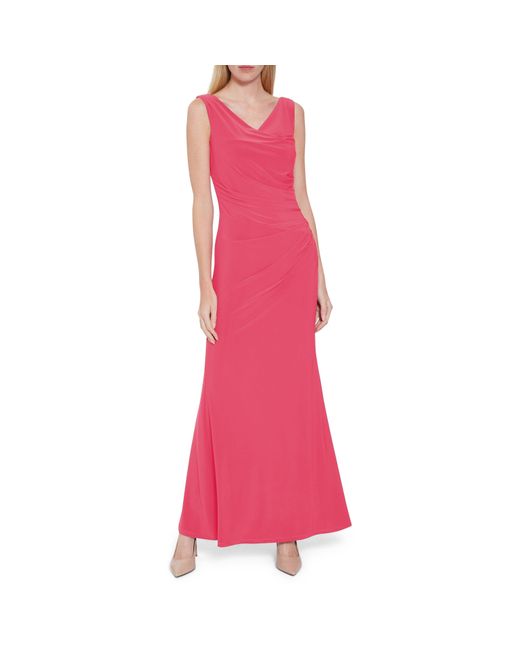 Gina Bacconi Pink Stella Maxi Dress