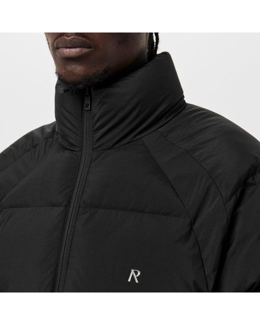 Represent Black Quilted Insulated Medium Puffer Jacket for men