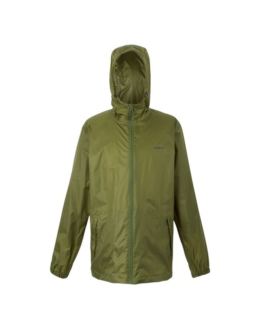 Regatta Green Pack It Iii Waterproof Jacket for men